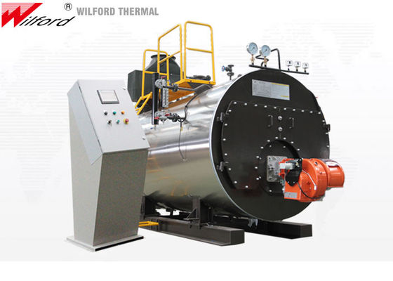 Caldeira de vapor ateada fogo gás horizontal do tubo de fogo 1.25MPa 10T/H