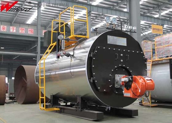Caldeira de vapor ateada fogo gás horizontal do tubo de fogo 1.25MPa 10T/H